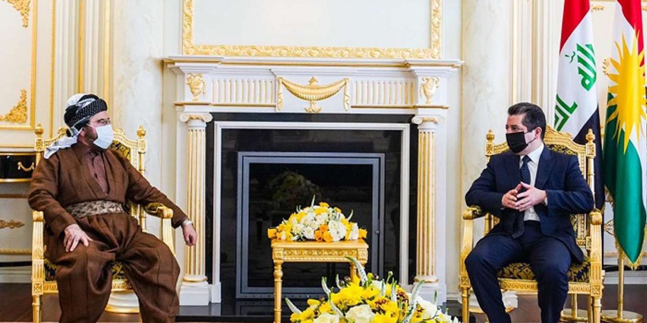 Mesrûr Barzanî pêşwazî li Elî Qeredaxî kir