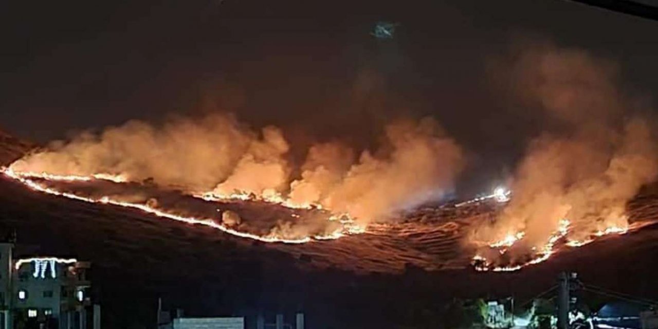Zionist settlers burn crops, cave south of al-Khalil