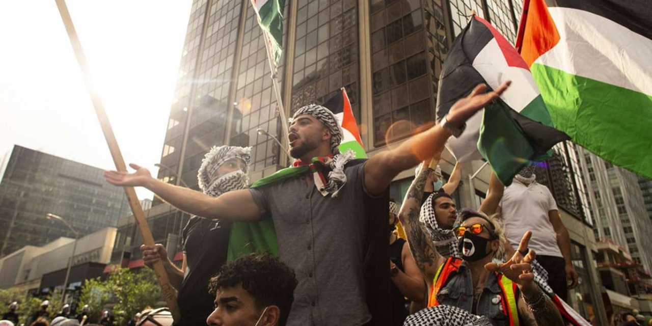 Filistin direnişinin zaferi Kanada'da kutlandı