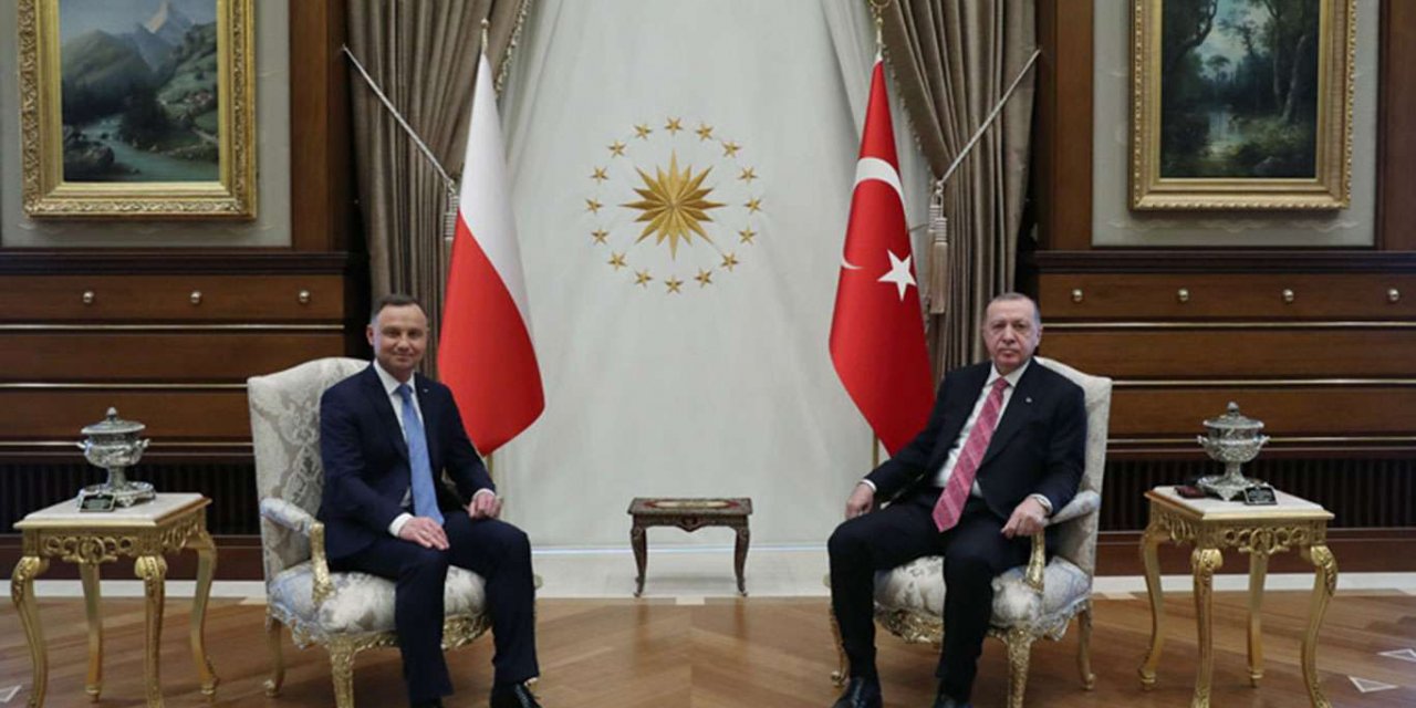 Erdoğan receives Polish President Duda at the Presidential Complex