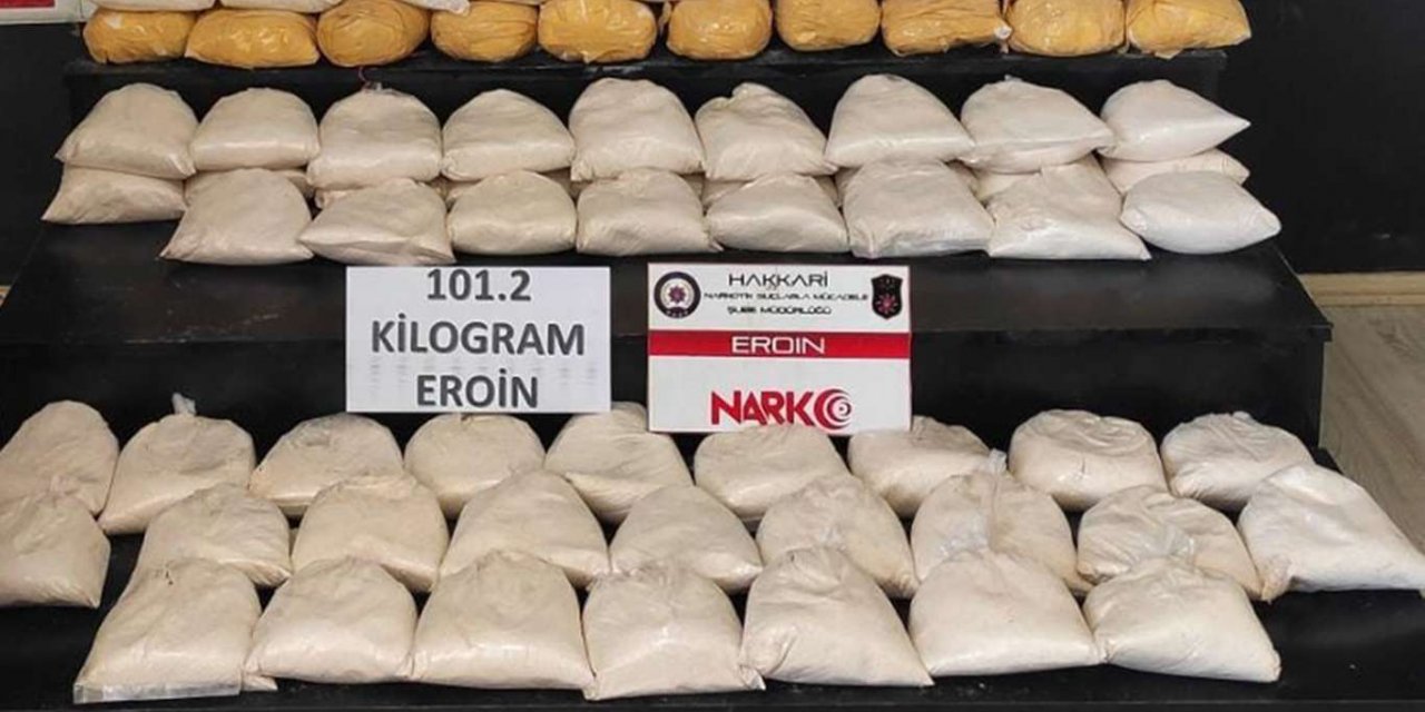 Li Colemêrgê 101 kîlogram eroîn hat bidestxistin