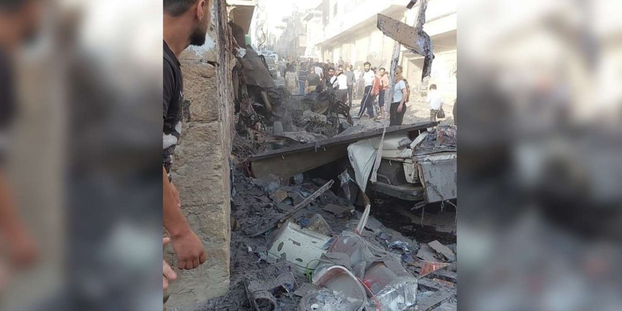 A powerful explosion rocks Afrin, northern Syria