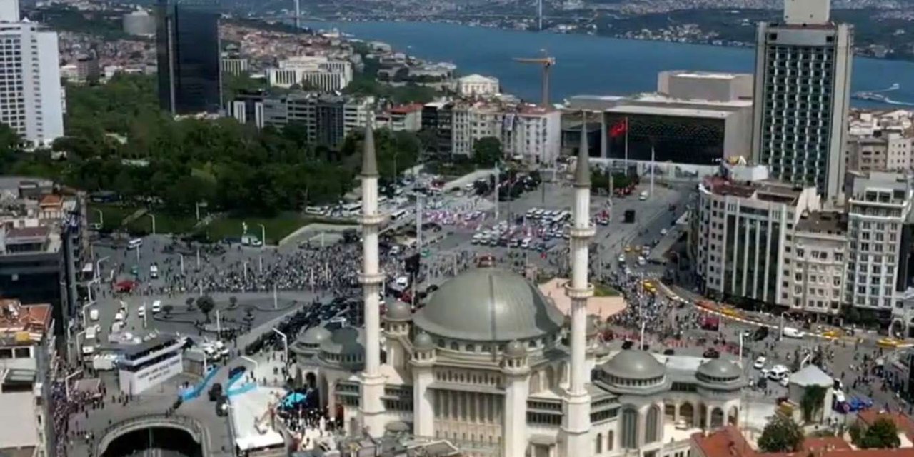 Cumhurbaşkanı Erdoğan Taksim Camii açılışında konuştu: Milletimiz 150 yıllık hayaline kavuştu