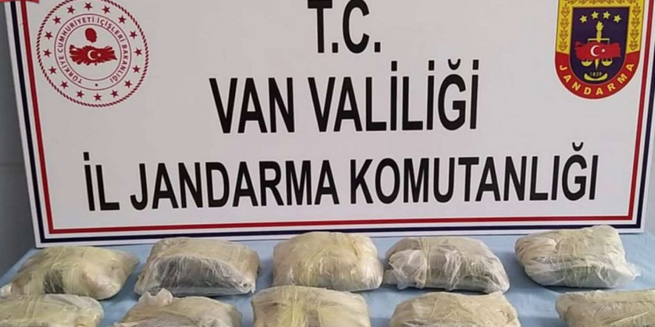 Van'da 11 kilogram uyuşturucu madde ele geçirildi