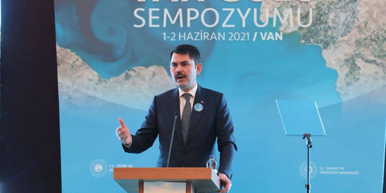 Bakan Kurum: Van Gölü’nü korumak için kapsamlı bir proje başlatıyoruz