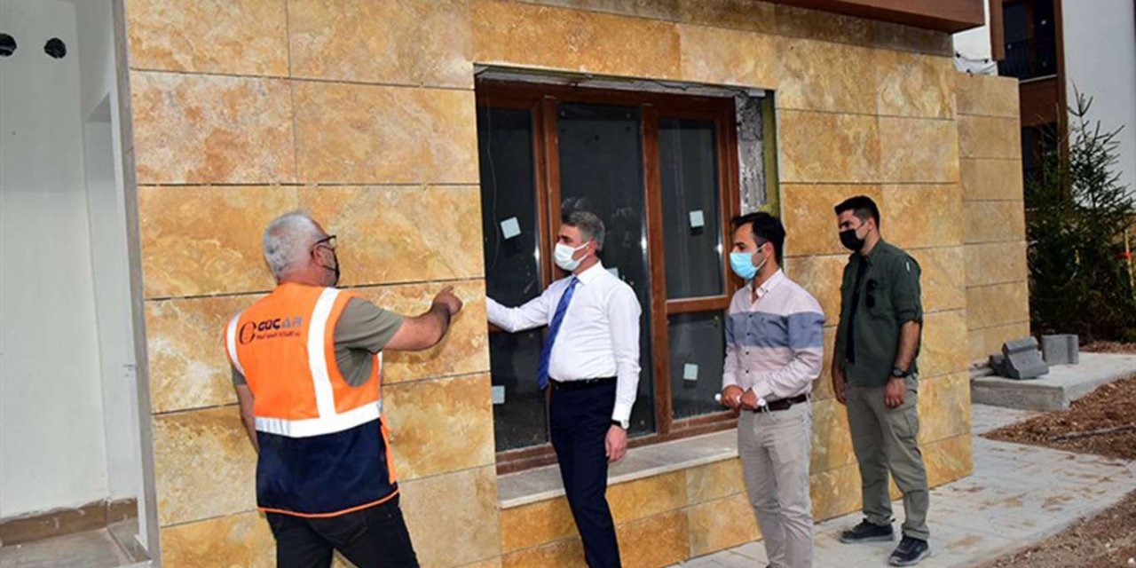 Malatya'da depremzedeler için yapılan 3 bin konut bitme aşamasına geldi