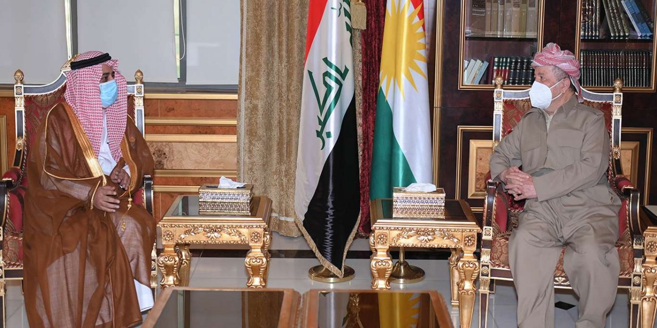 Barzanî pêşwaziya Konsolê nû yê Siûdî li Hewlêrê kir