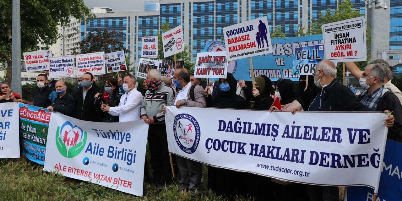 Nafaka mağdurları süresiz nafakanın kaldırılması için İstanbul'dan Ankara'ya yürüyüş başlattı