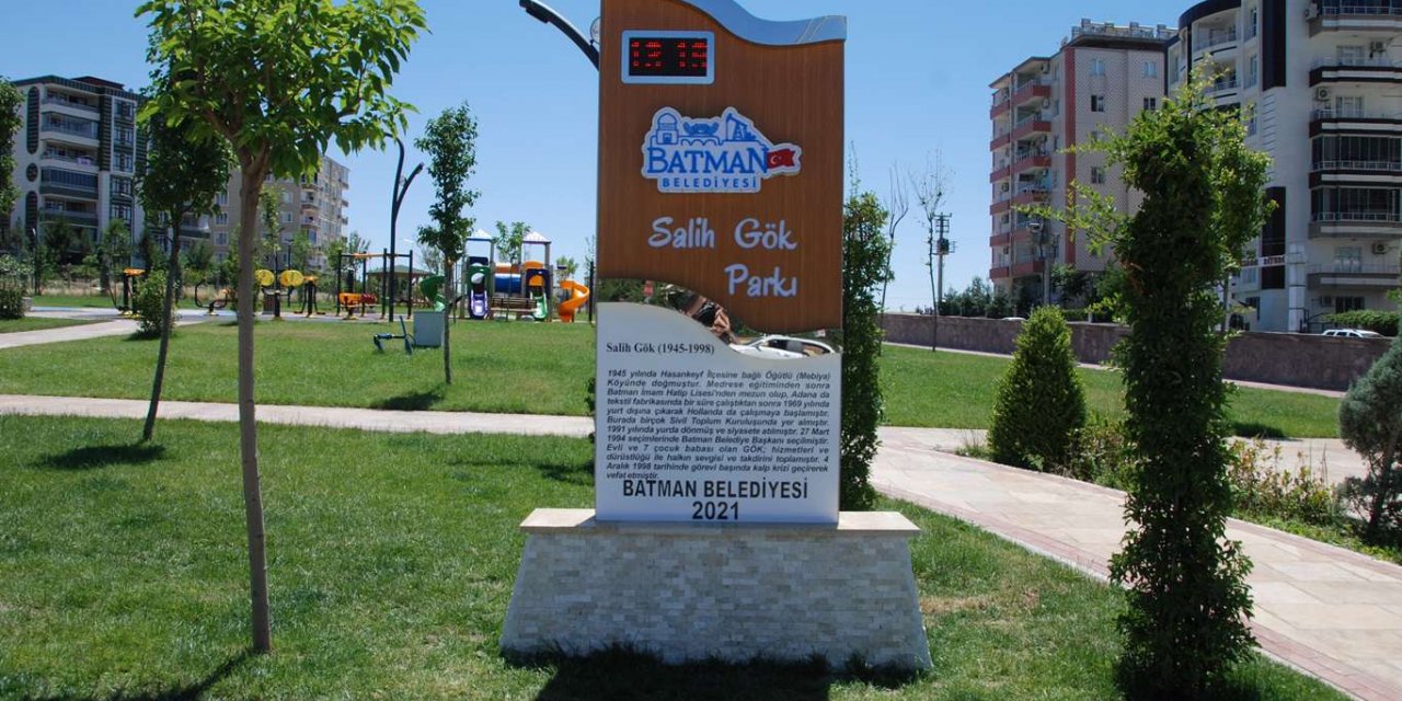 "Salih Gök" isminin parka verilmesi Batmanlıları sevindirdi