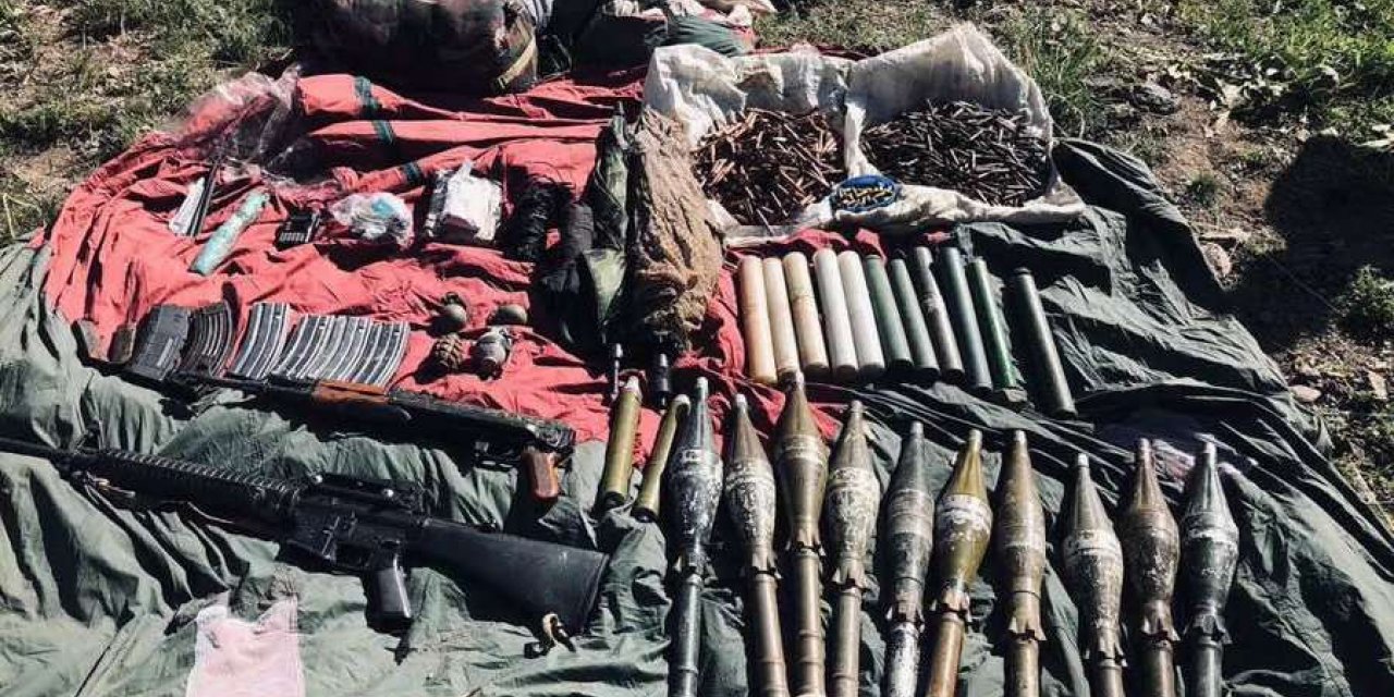 Van'da patlayıcı ve mühimmat ele geçirildi