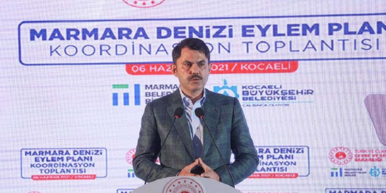 Bakan Kurum Marmara Denizi Eylem Planı'nı açıkladı