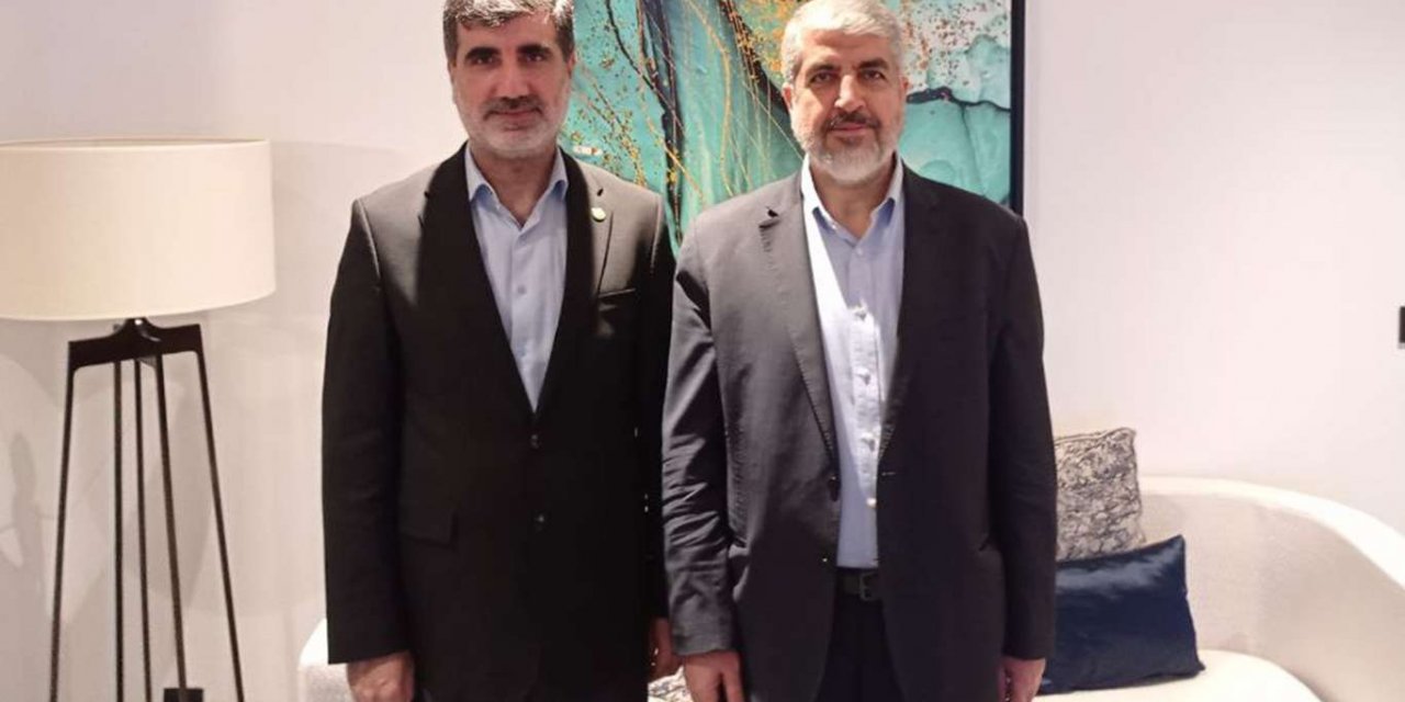 HÜDA PAR Deputy Chairman Eşin meets Hamas leader Mishaal
