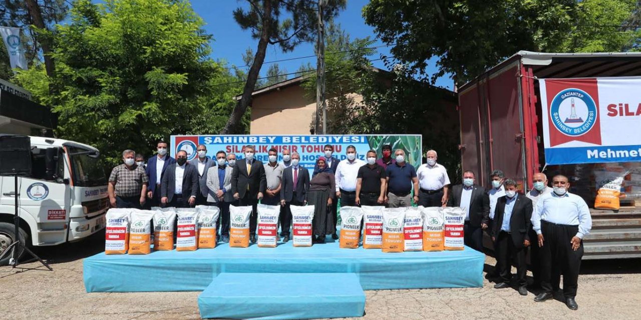 Gaziantep’te çiftçilere silajlık mısır desteği
