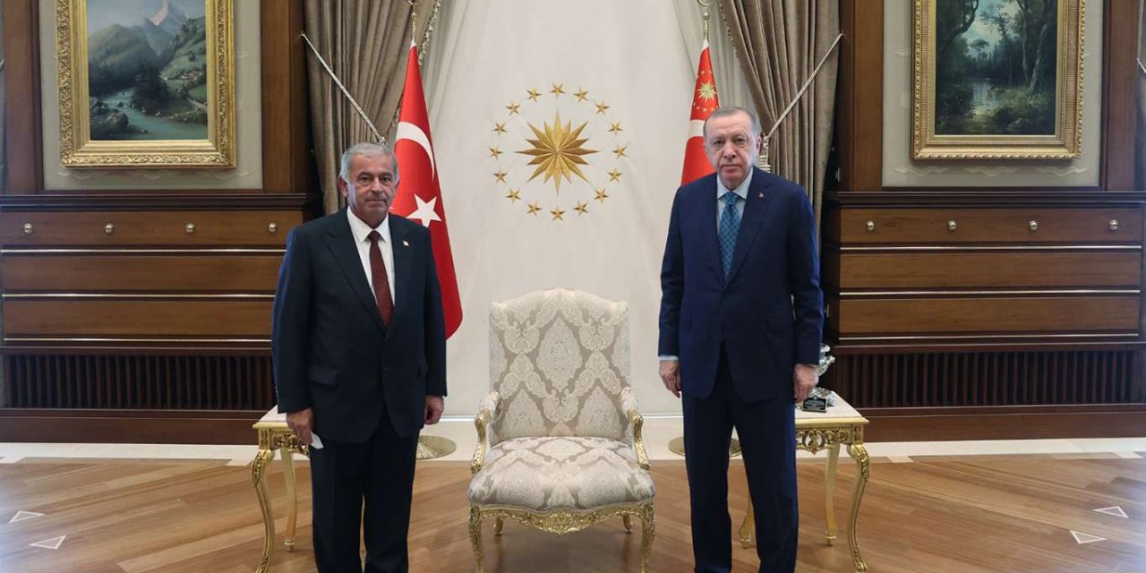 Cumhurbaşkanı Erdoğan KKTC Cumhuriyet Meclisi Başkanı Sennaroğlu'nu kabul etti