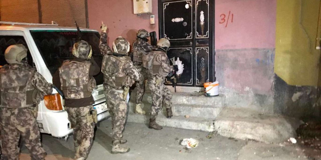 İstanbul'da 8 ilçedeki 11 adrese eş zamanlı PKK operasyonu