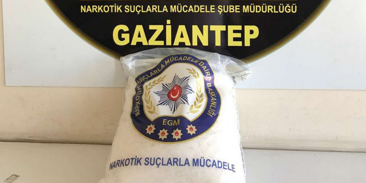 Gaziantep’te 17 kilogram uyuşturucu ele geçirildi