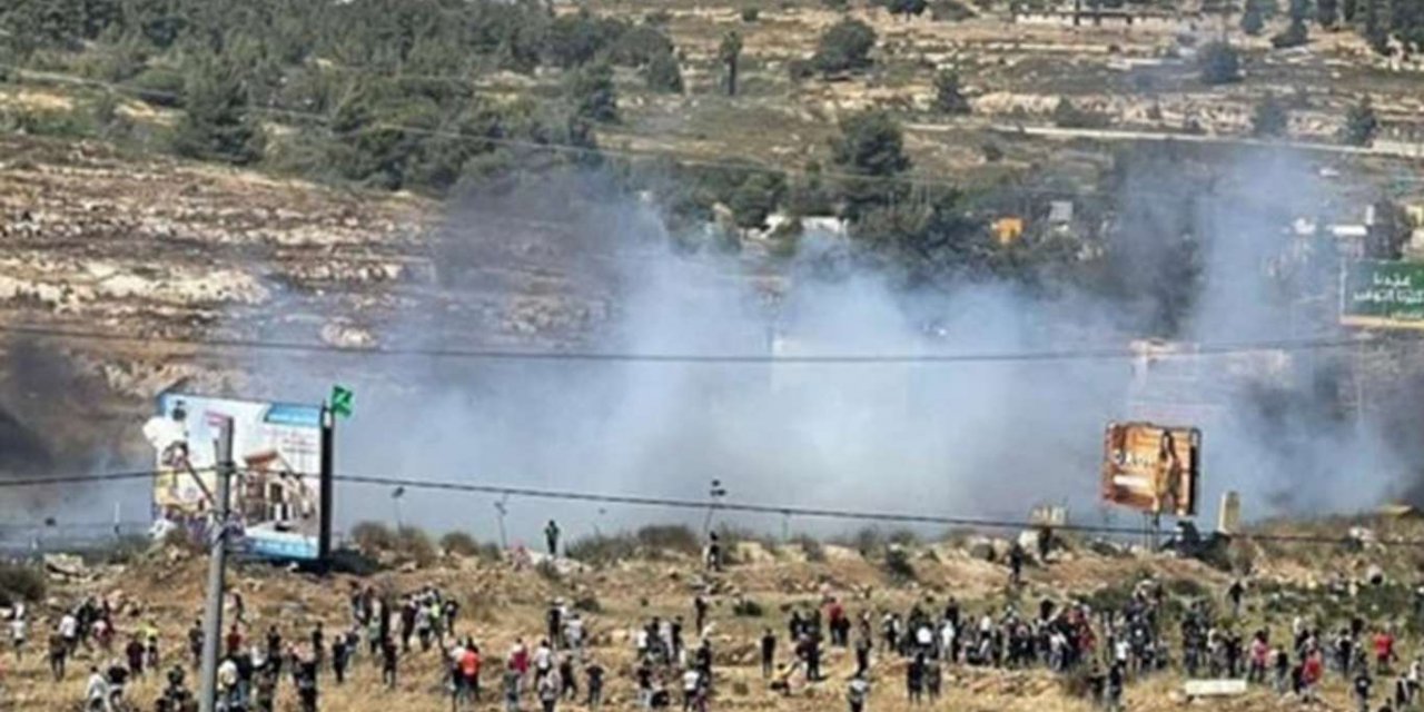 Siyonist işgalciler Nablus'ta sivillere saldırdı