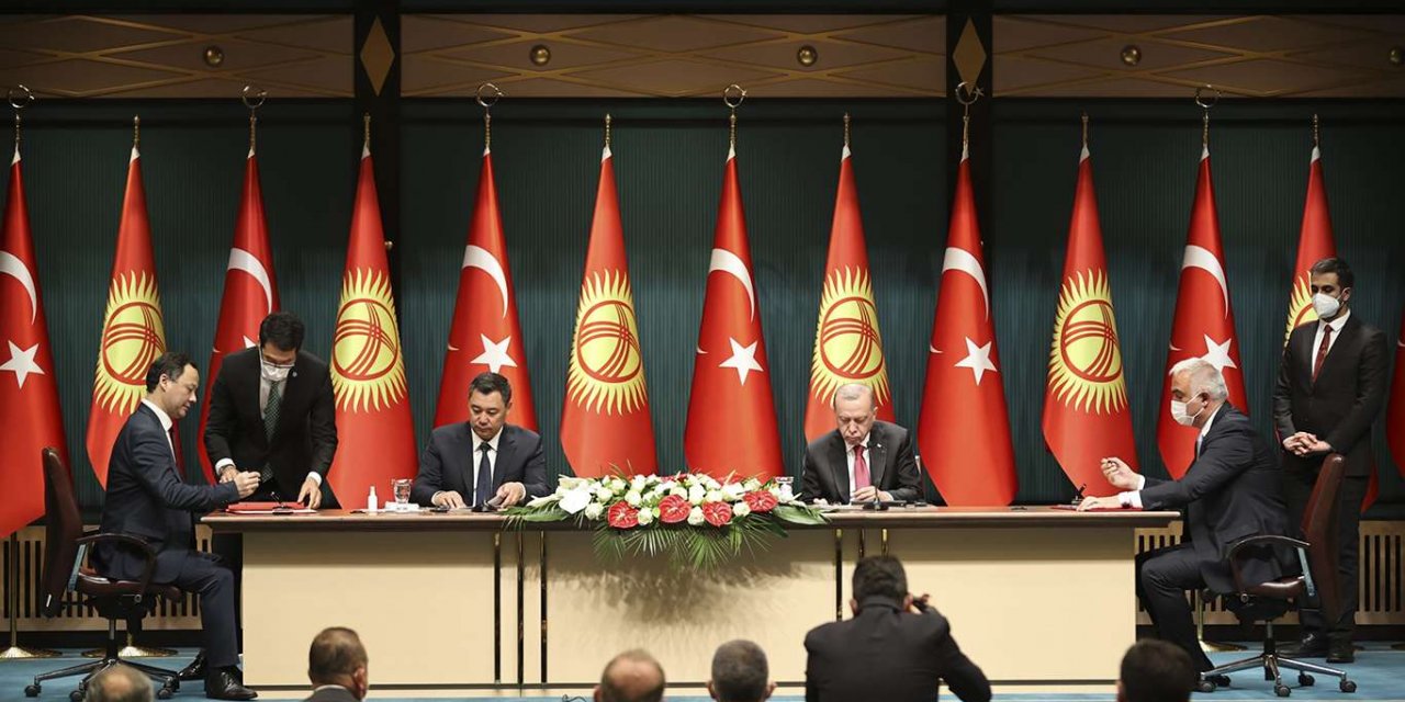 Türkiye ile Kırgızistan arasında 7 anlaşma imzalandı