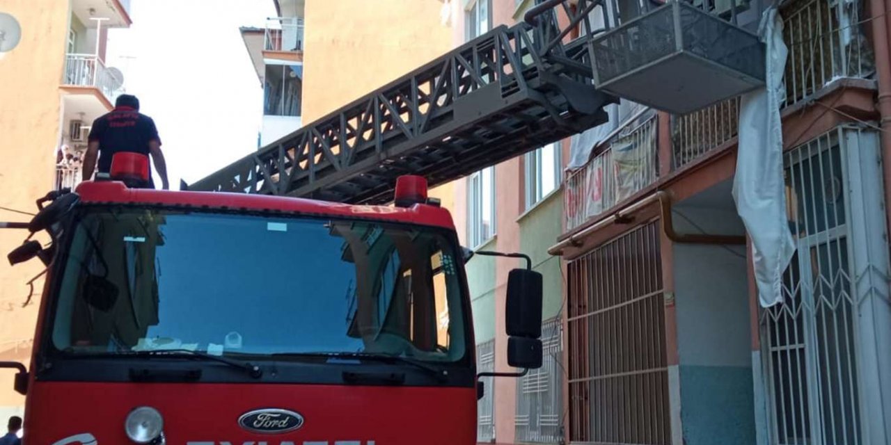 Malatya'da gaz sıkışması nedeniyle meydana gelen patlamada bir kişi yaralandı