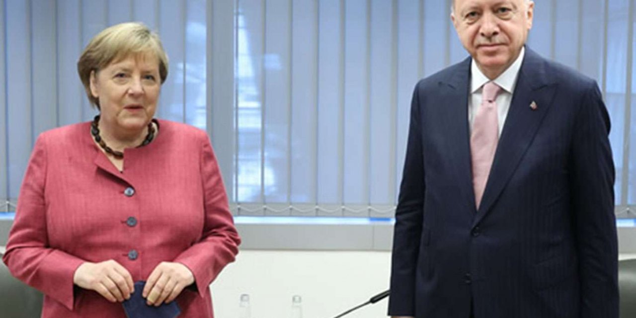 Erdoğan meets with German Chancellor Merkel