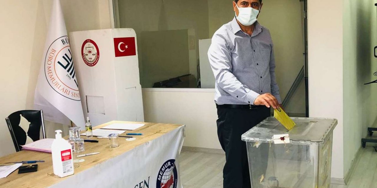 Büro Memur-Sen Gaziantep Şube Başkanı Hanifi Borazan güven tazeledi