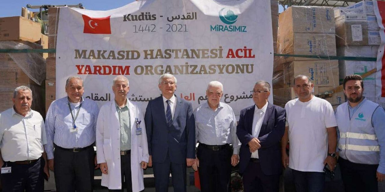 Türkiye'den Kudüs'e ilaç ve tıbbi yardım