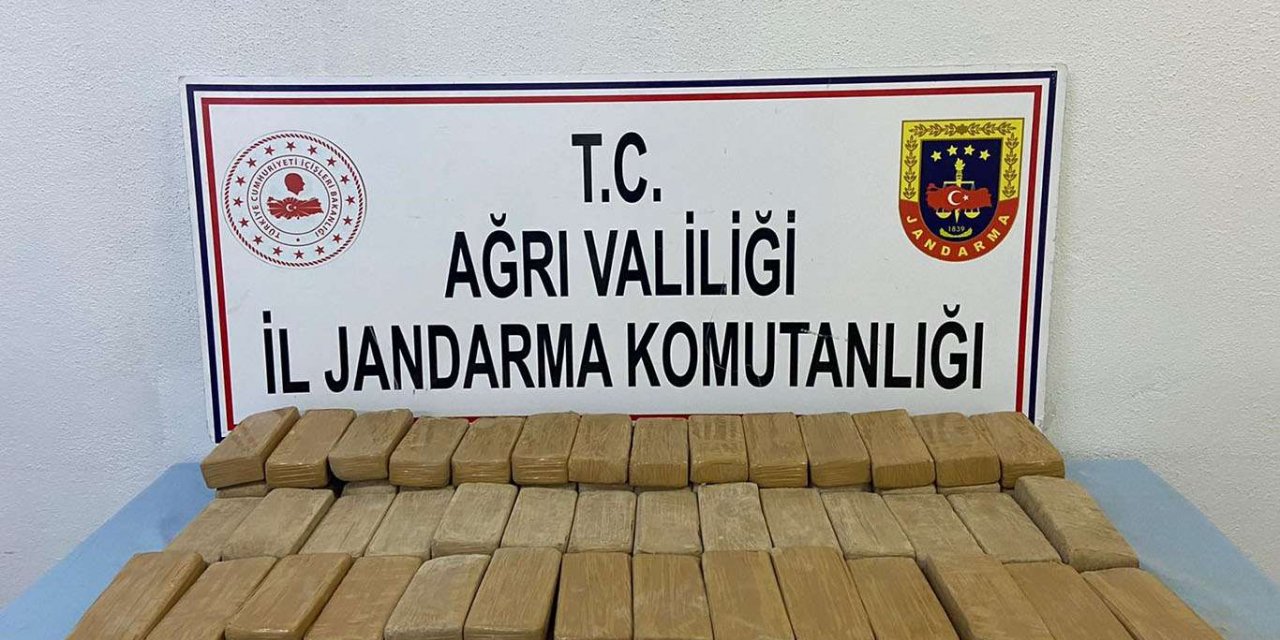 Ağrı'nın Doğubayazıt ilçesinde 51 kilogram eroin ele geçirildi