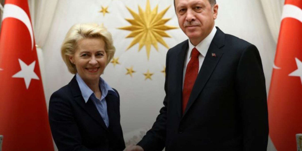 Cumhurbaşkanı Erdoğan, AB Komisyonu Başkanı von der Leyen ile telefonda görüştü