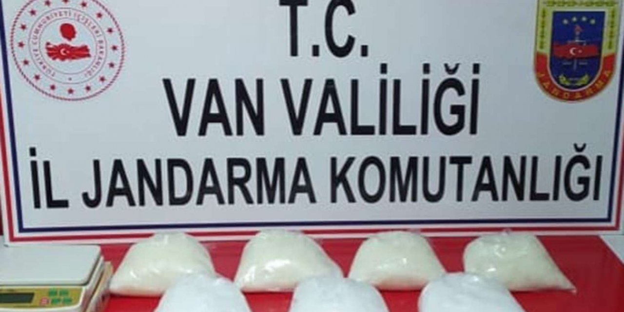 Van'da 7 kilogram uyuşturucu madde ele geçirildi