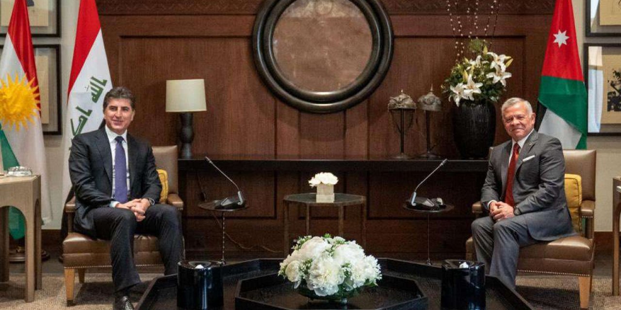 Neçirvan Barzani Ürdün Kralı Abdullah ile görüştü