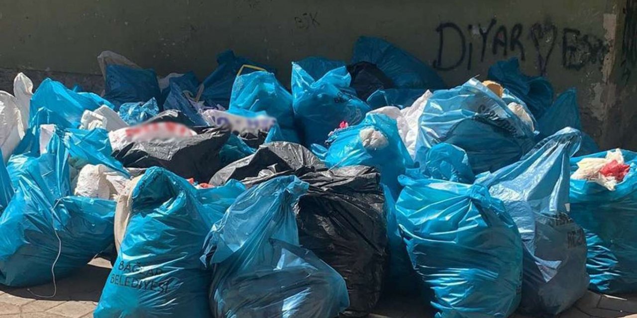 Yaşlı kadının evinde 15 ton çöp çıktı