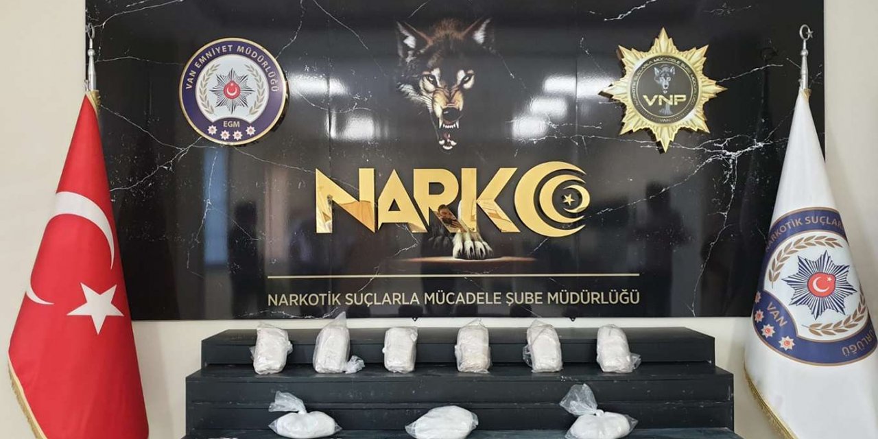 Van'da 6 kilogram uyuşturucu ele geçirildi