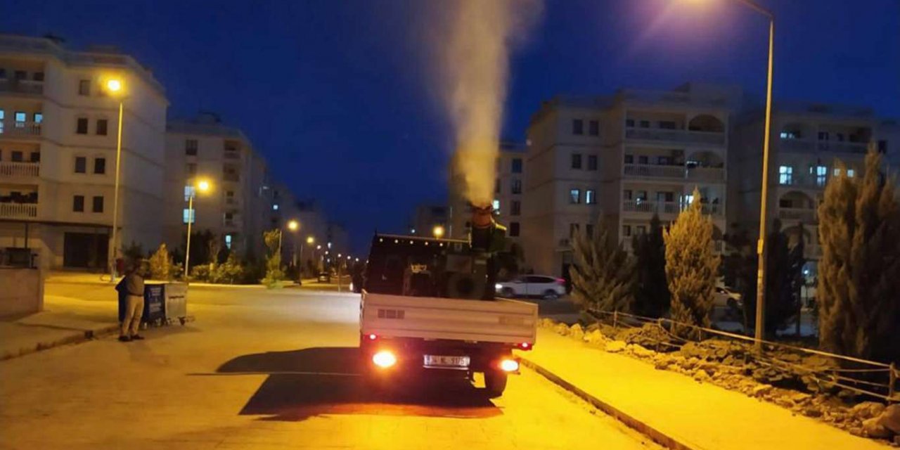 Mardin’de haşere ve sinekle mücadele gece gündüz devam ediyor