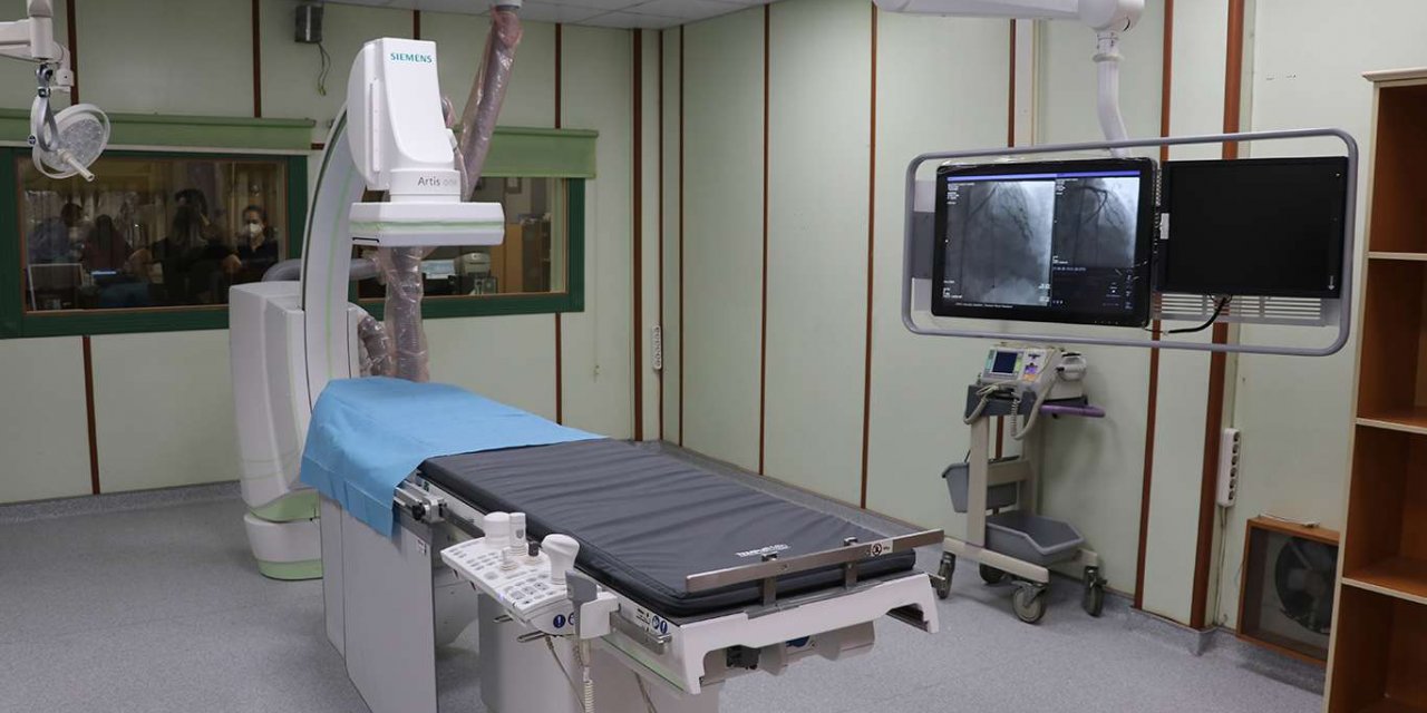 Gaziantep'te onarılan anjiyo cihazı hizmet vermeye başladı