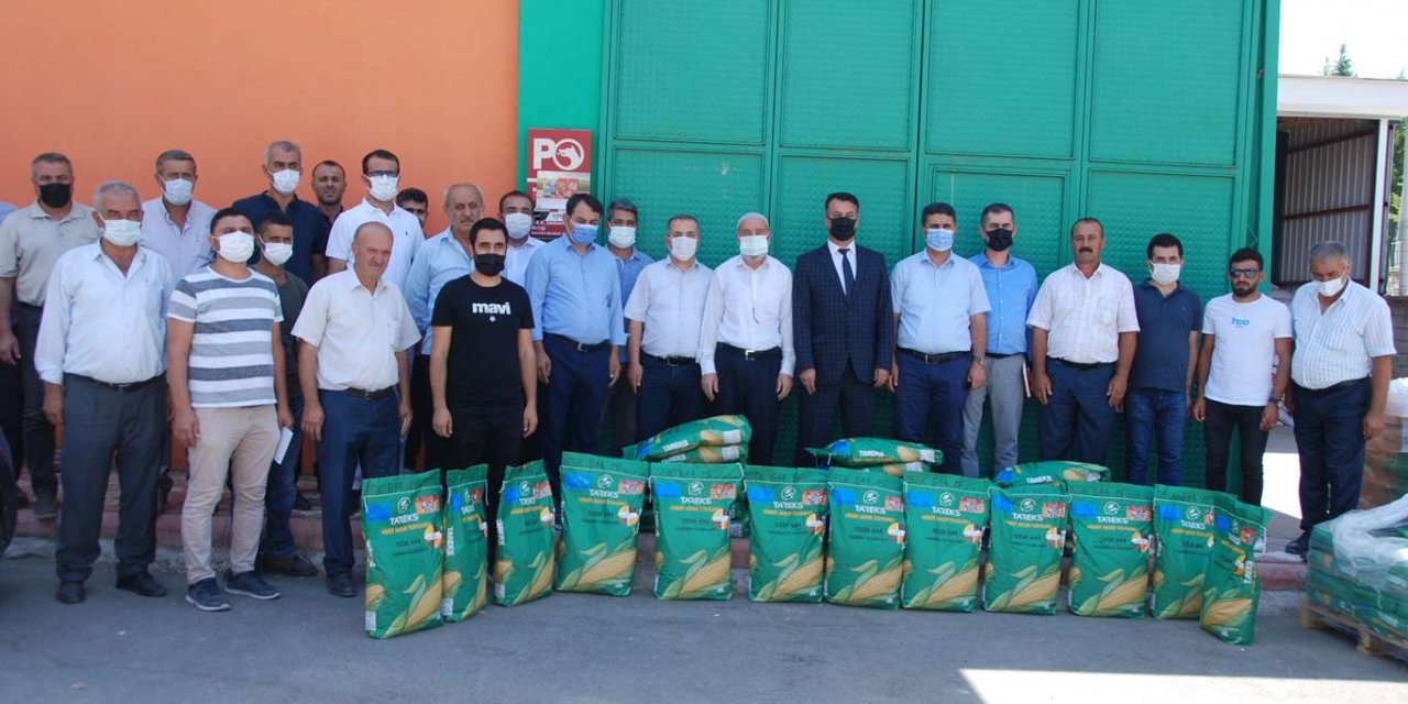 Batman’da çiftçilere yüzde 75 hibeli silajlık mısır tohumu dağıtıldı