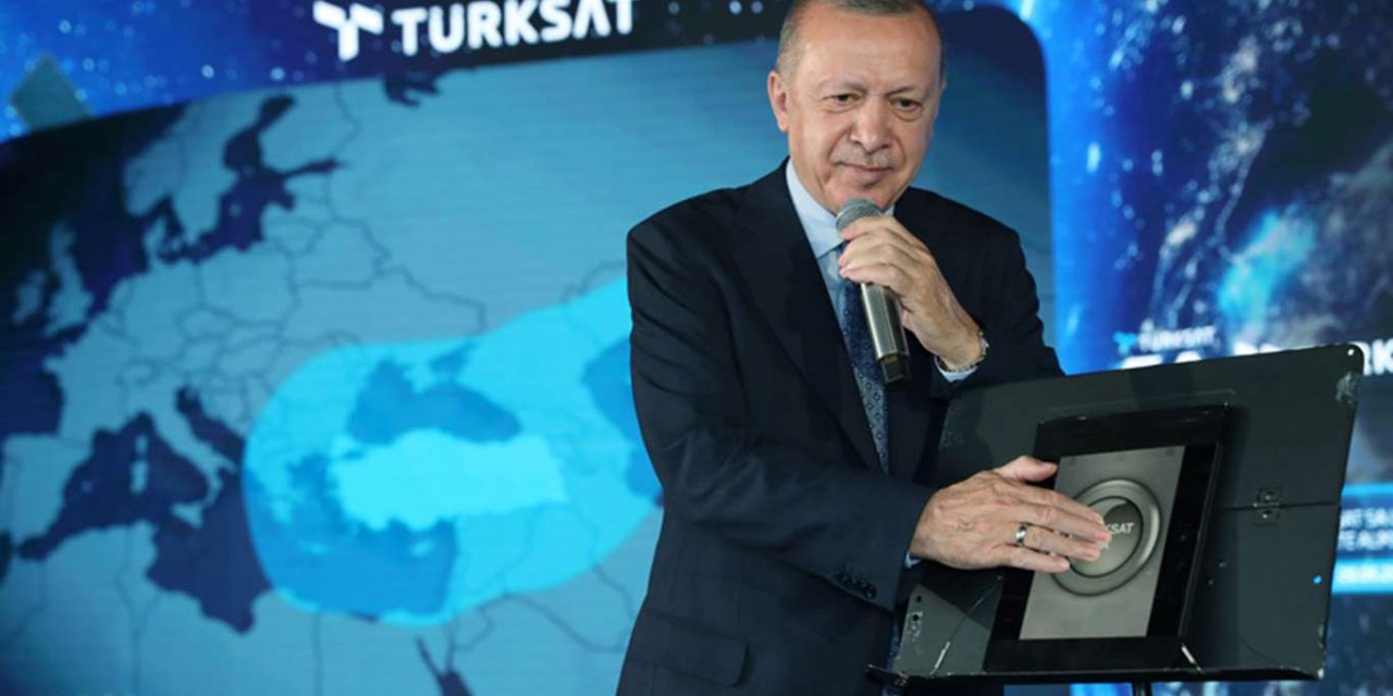 Cumhurbaşkanı Erdoğan'ın katılımıyla TÜRKSAT 5-A uydusu hizmete alındı