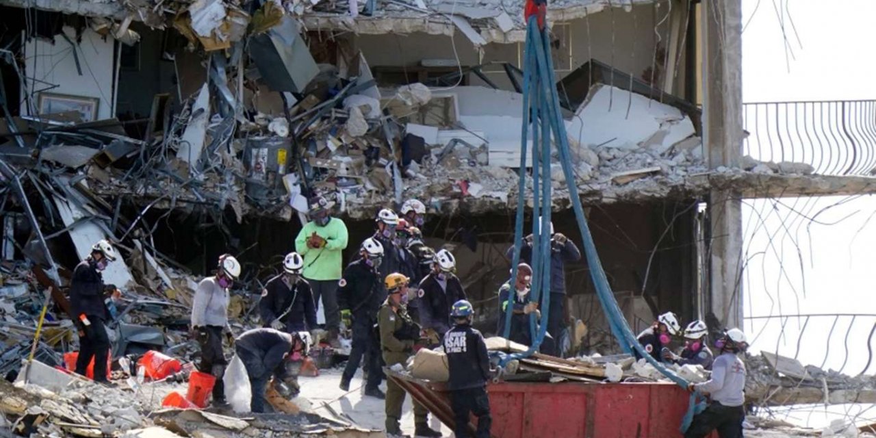 ABD’nin Florida eyaletinde çöken binada 2 kişinin daha cansız bedenine ulaşıldı