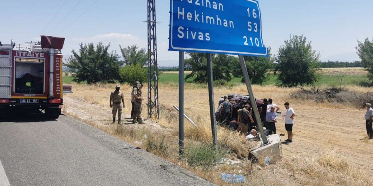 Malatya’da trafik kazası: 4 yaralı
