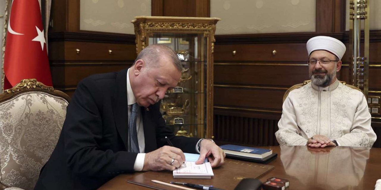 Cumhurbaşkanı Erdoğan Türkiye Diyanet Vakfı’na kurban bağışında bulundu