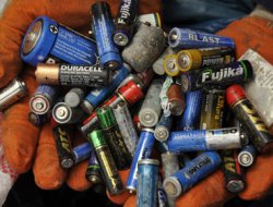 Atık piller toplandı