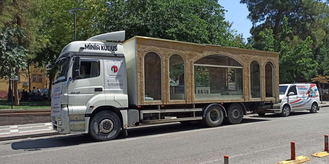 Minia Kudüs tırı Mardin’e geliyor