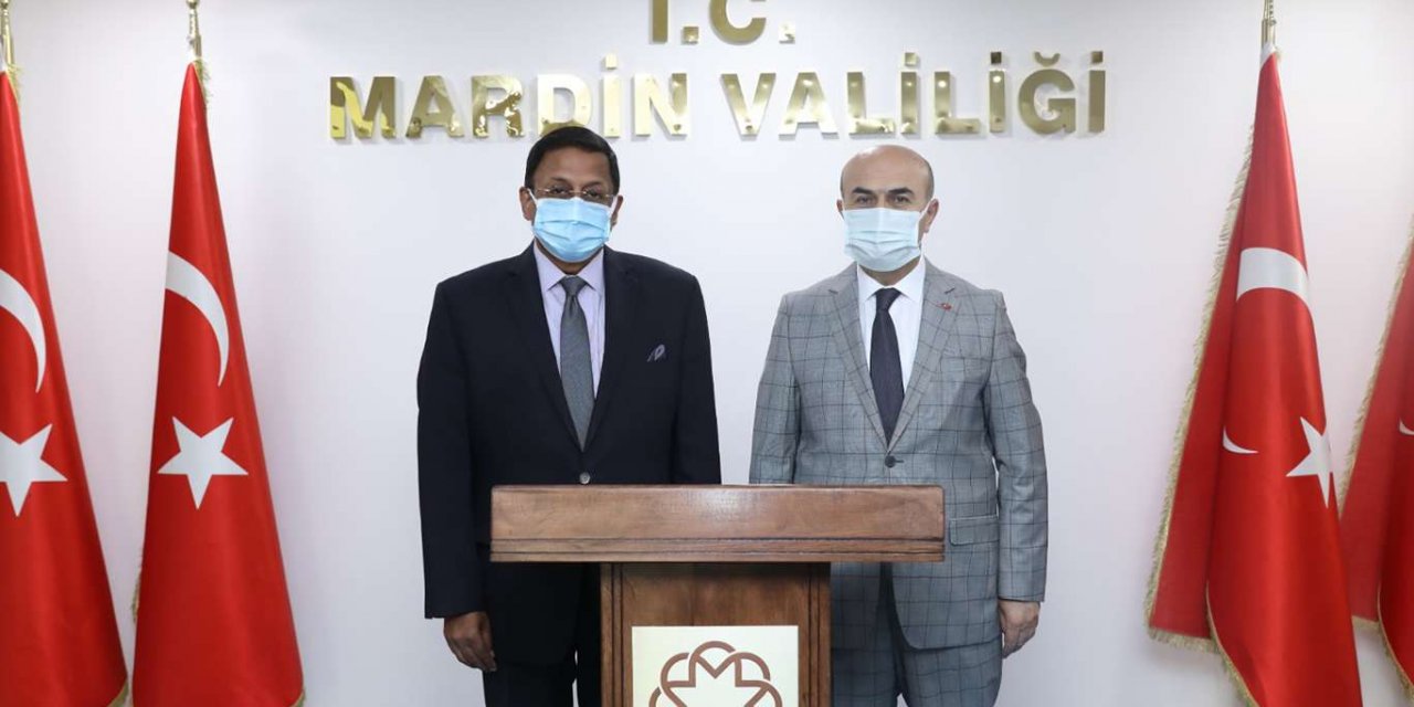 Hindistan Ankara Büyükelçisi Sanjay Panda Mardin’de