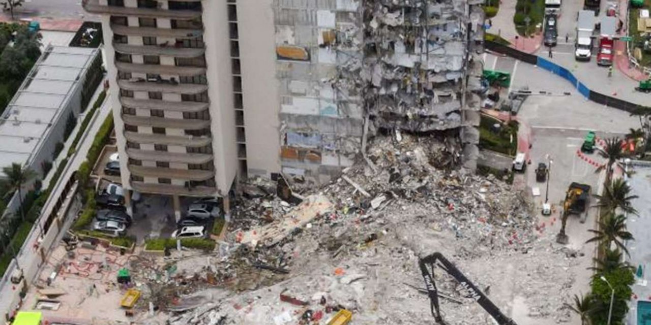 Miami'de çöken binada ölenlerin sayısı 22'ye yükseldi: 126 kişi halen kayıp