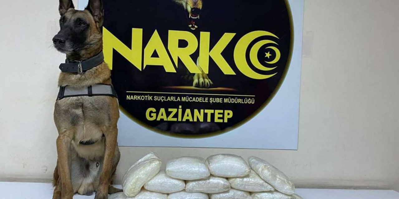 Yolcu otobüsünde 16 kilogram uyuşturucu ele geçirildi