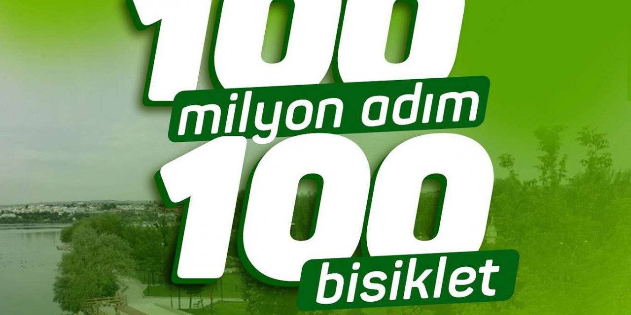 "100 Milyon Adım 100 Bisiklet" projesi