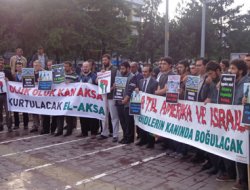 Sakarya'da "Nakba Günü" protestosu