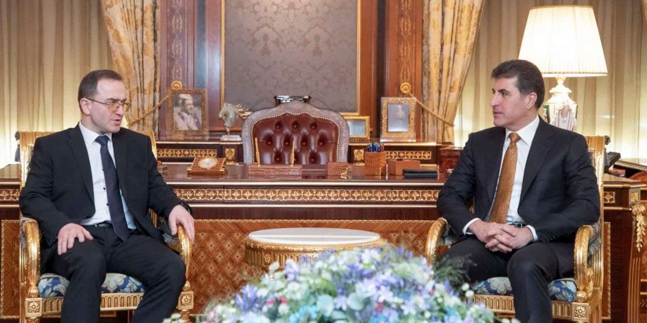 Serokê Herêma Kurdistanê li gel Balyozê Rûsyayê civiya