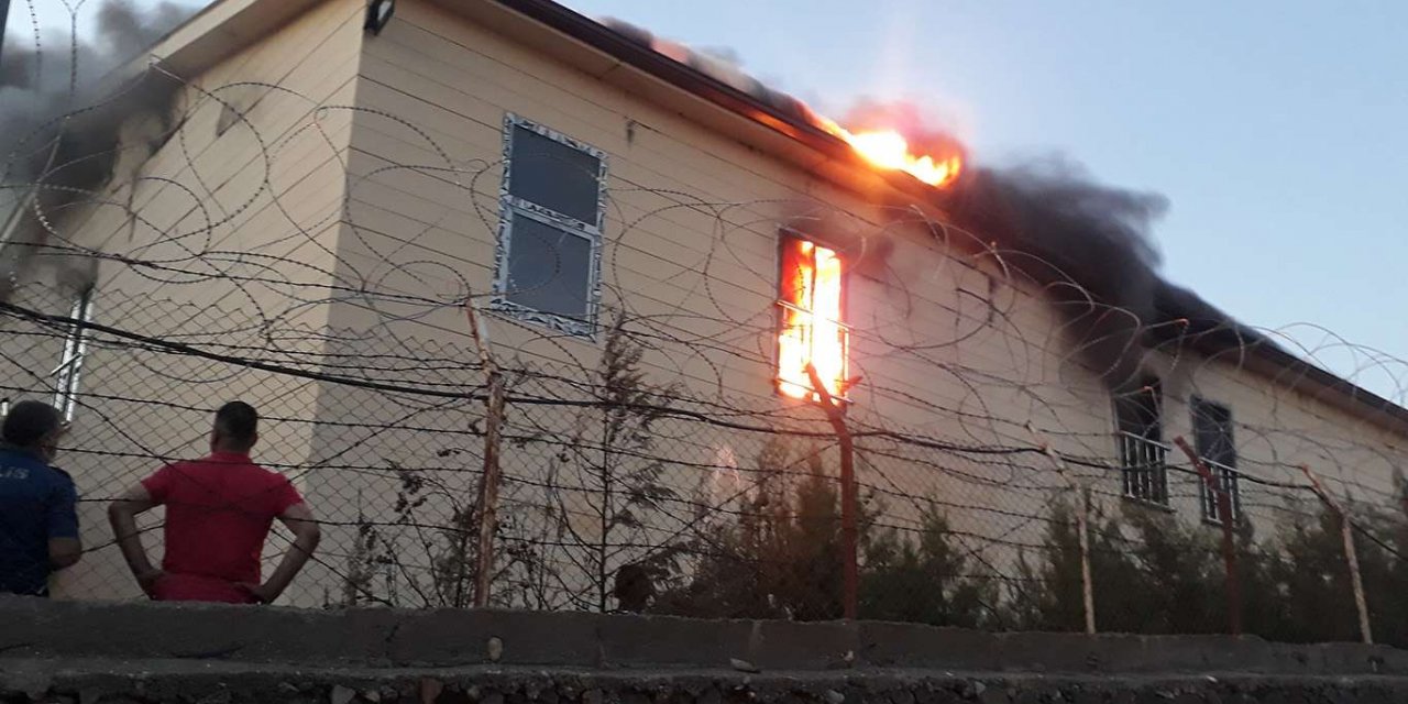 Çınar'daki yangın korkuttu