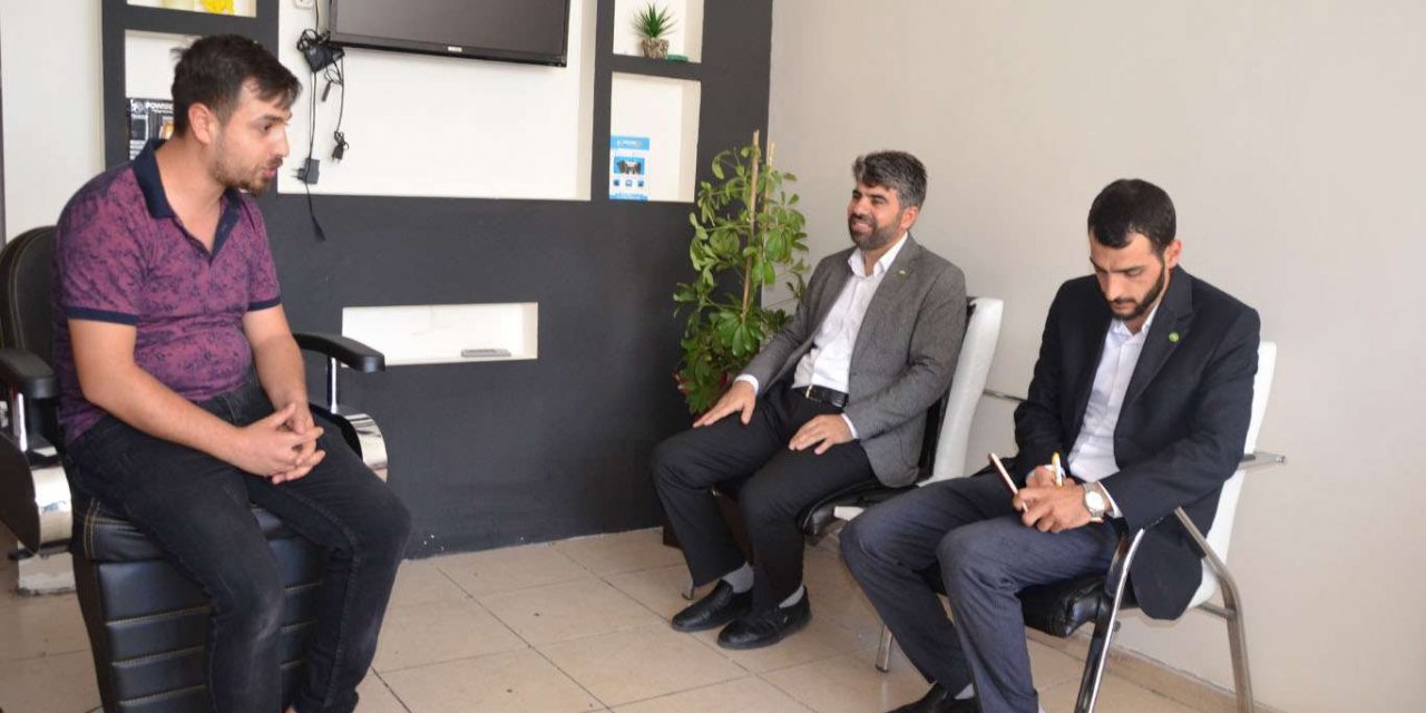 HÜDA PAR Diyarbakır İl Başkanlığından esnaf ziyareti