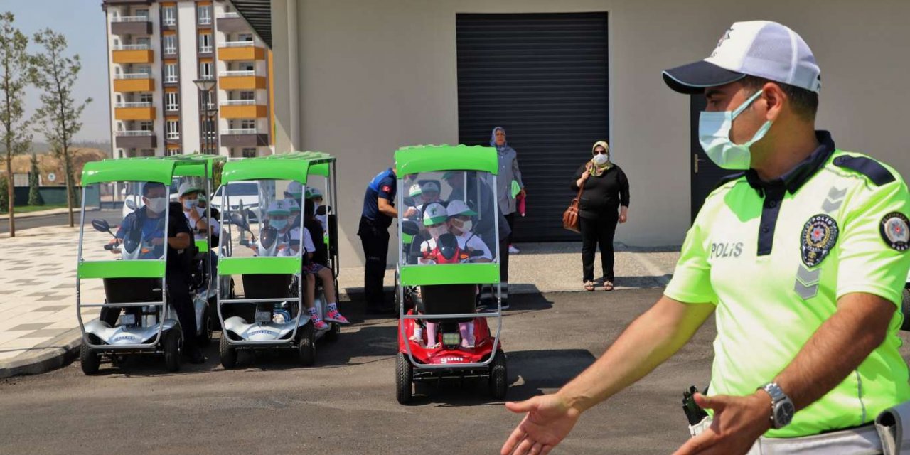 Gaziantep’teki ilk Trafik Eğitim Parkı’nda eğitimler başladı